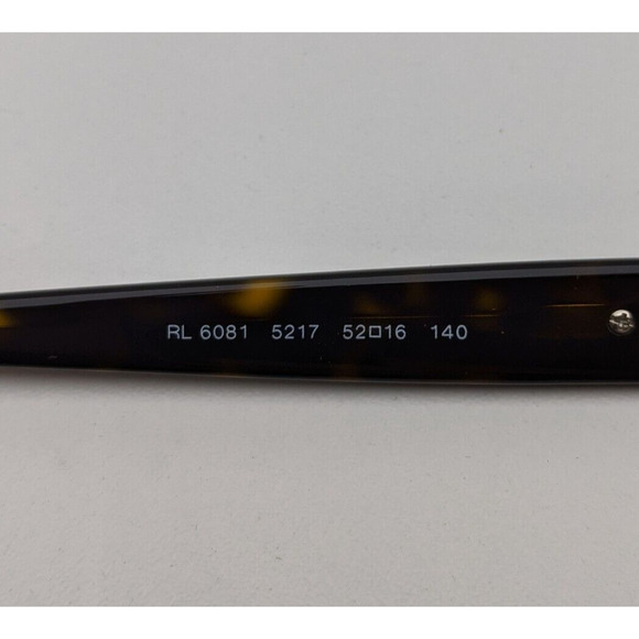 🕶️Made in Italy! Ralph Lauren RL6081 Eyeglasses 52/16 140 /KAK855🕶️ - Picture 5 of 9